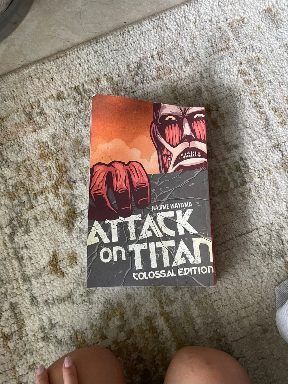 Attack on Titan Colossal Edition Graphic Novel - Orange/Red Cover